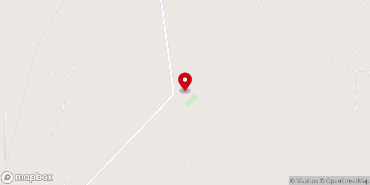 Map showing location of Corinth Baptist Church