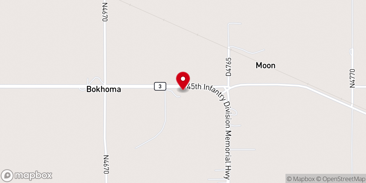 Map showing location of Moon Church of God