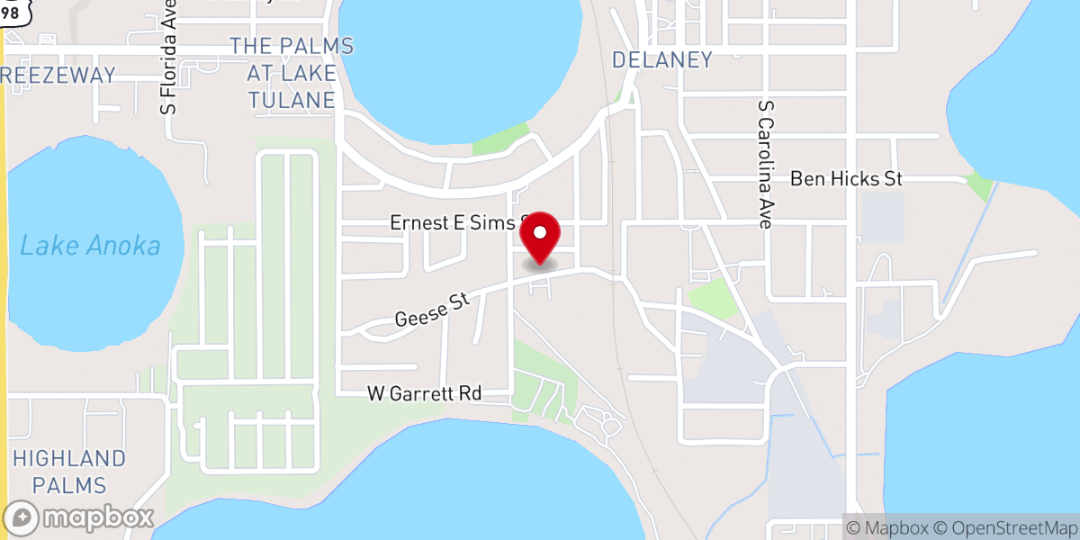Map showing location of Ridge Area Seventh Day Adventist Church - Food Distribution Center
