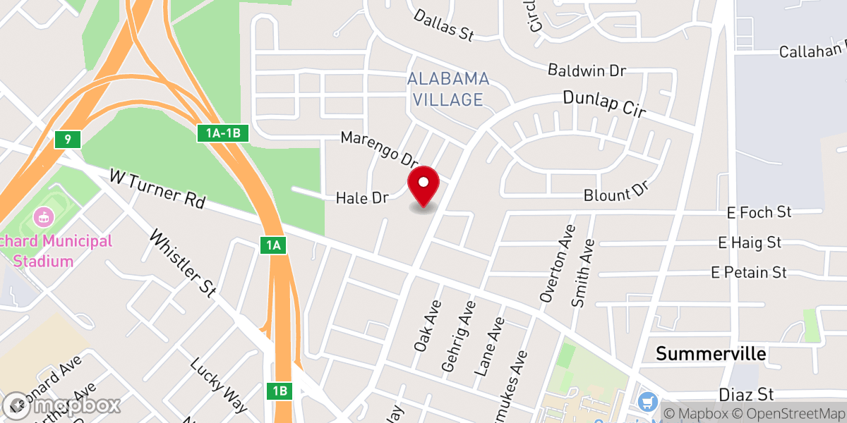 Map showing location of There Is a Way Out Ministry