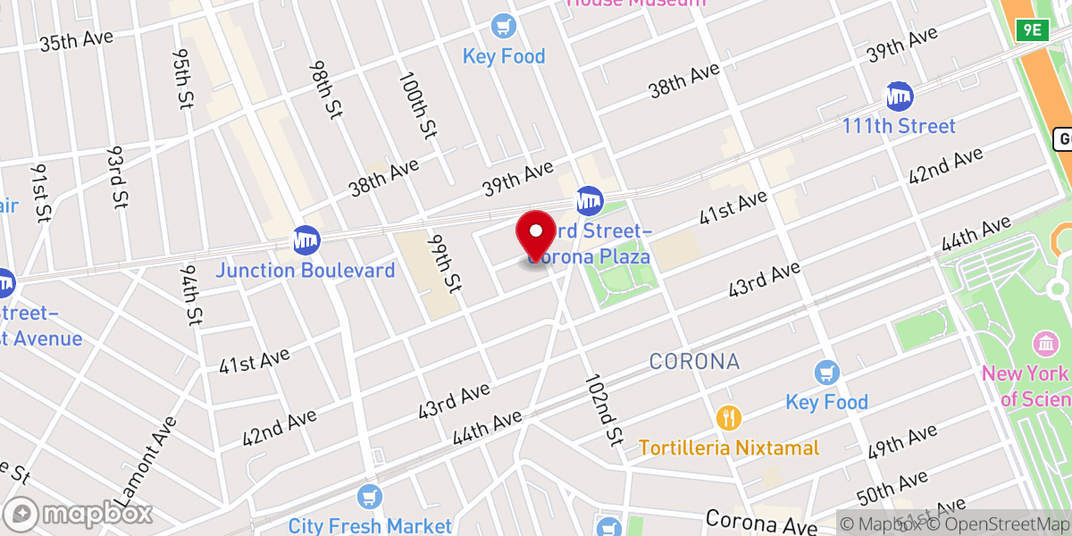 Map showing location of Iglesia Adventista Septimo Dia