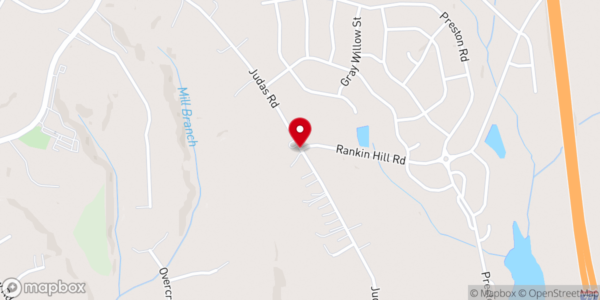 Map showing location of Saint James Church