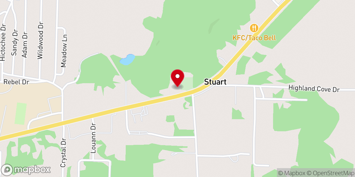 Map showing location of First Landmark Mssnry Baptist Church