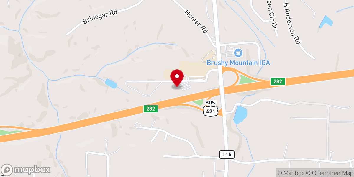 Map showing location of St John Baptist de LaSalle Catholic Church