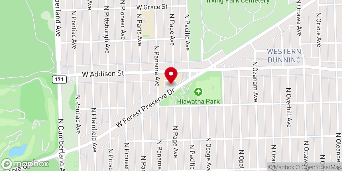 Map showing location of St Francis Borgia Roman Catholic Church