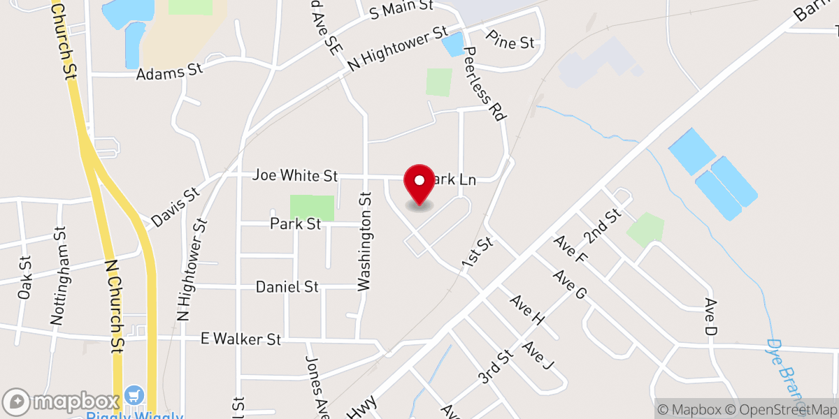 Map showing location of Stone Well Worship Center / Stone Well Academy