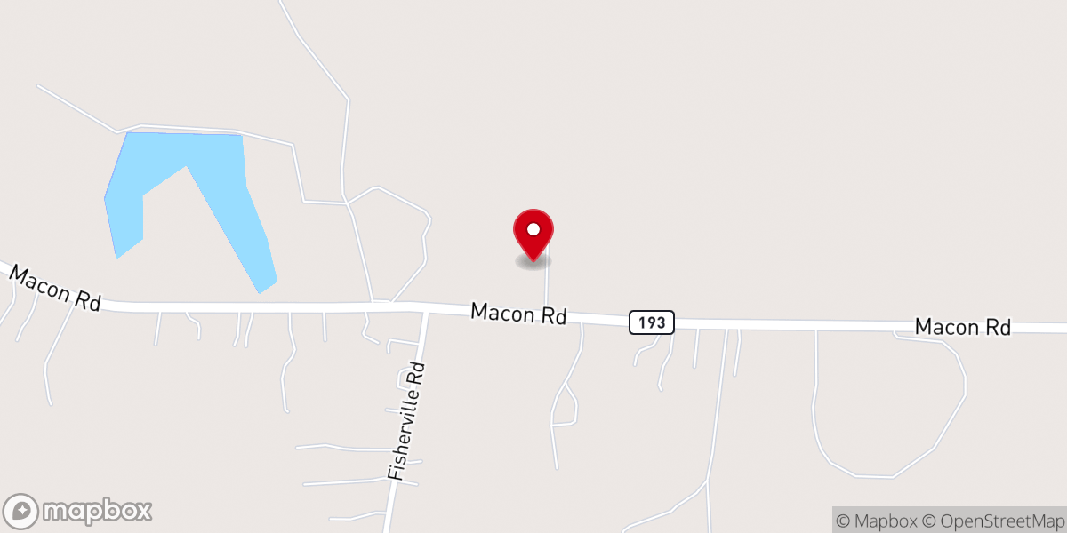 Map showing location of Wrights Chapel Missionary Baptist