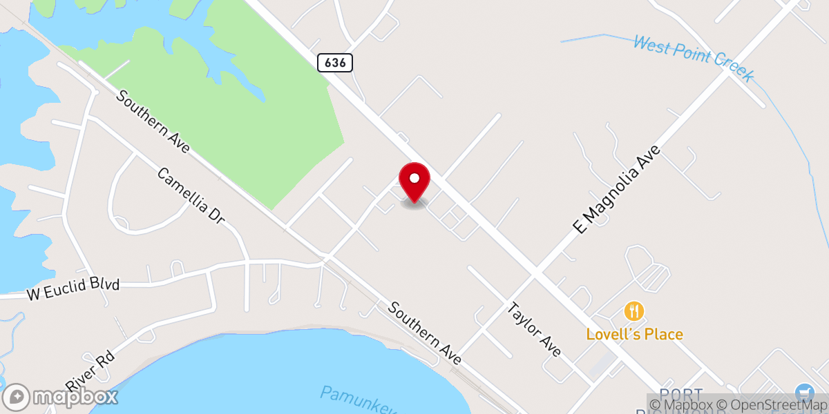 Map showing location of Our Lady of the Blessed Sacrament Catholic Church