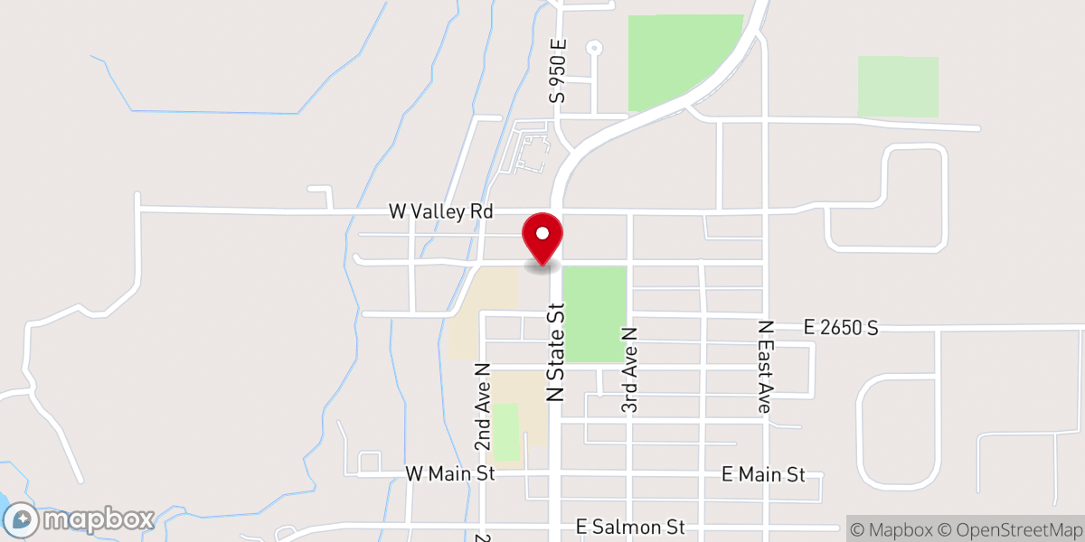 Map showing location of St Catherine Catholic Church