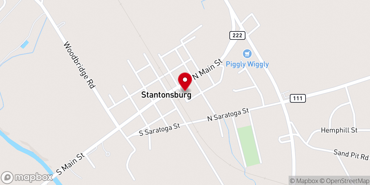 Map showing location of St James Holy Church