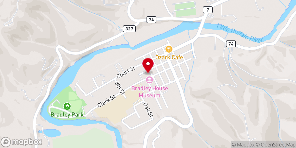 Map showing location of Jasper United Methodist Church