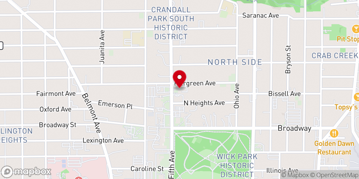 Map showing location of Living Stones Church Inc