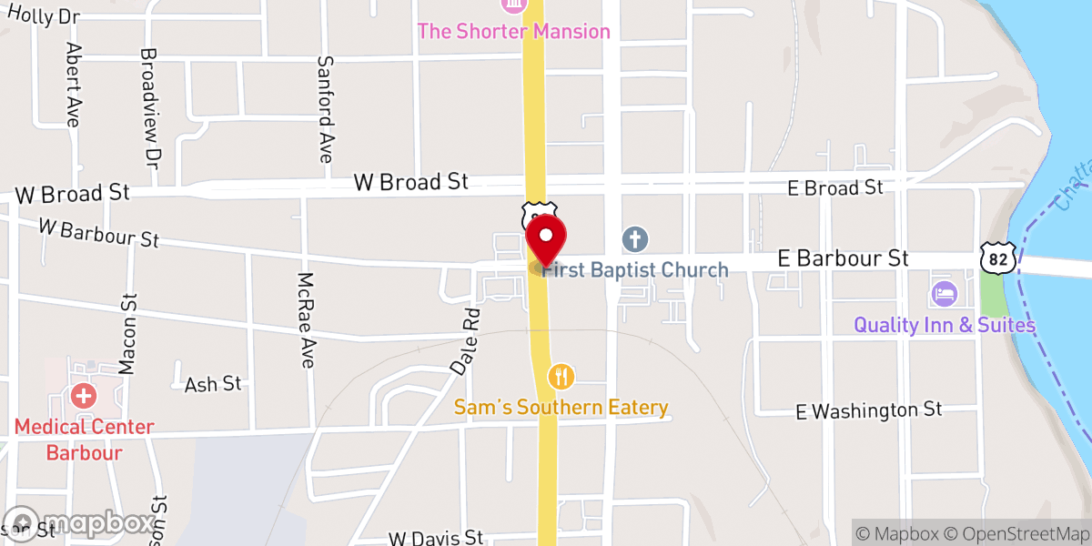 Map showing location of Servantcare Inc