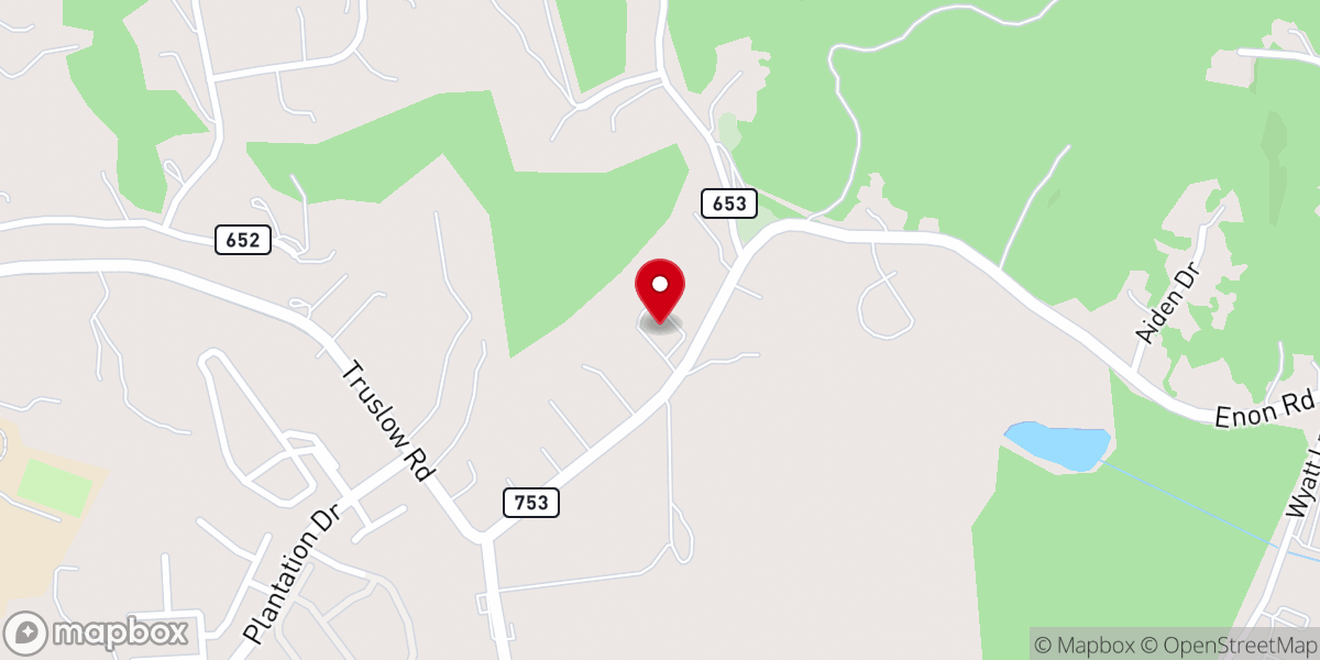 Map showing location of Hulls Chapel