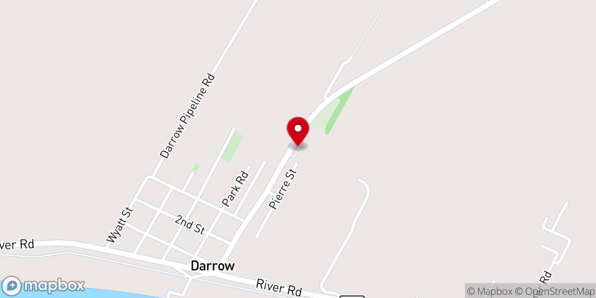 Map showing location of St Anthony Catholic Church