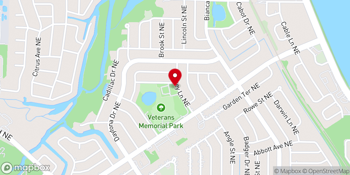 Map showing location of The Episcopal Church of Our Savior