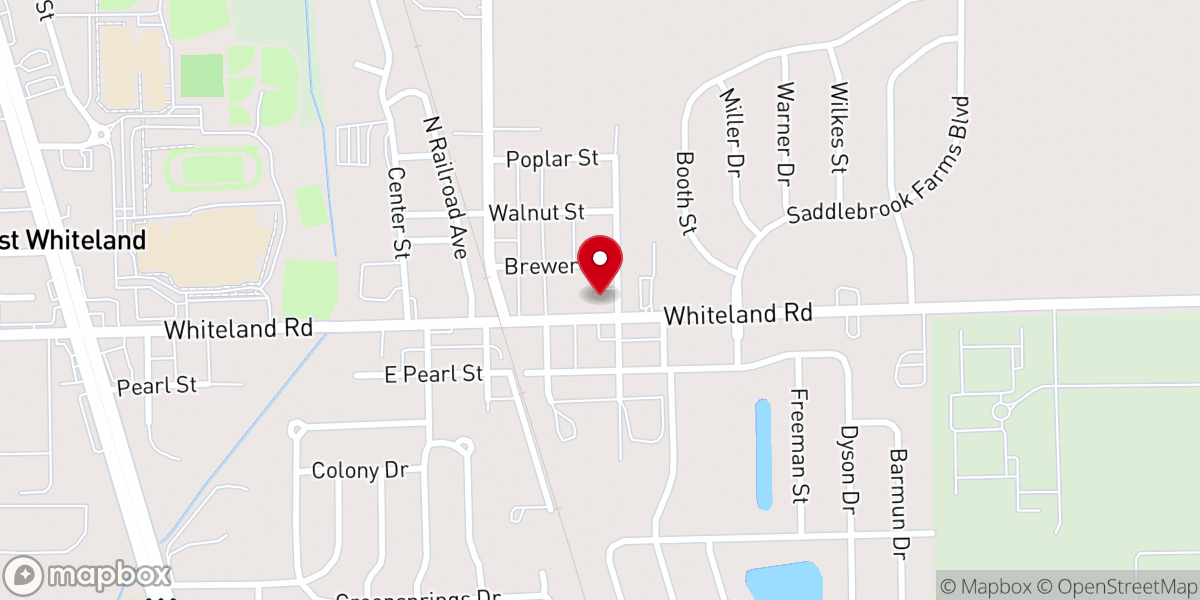 Map showing location of Church of God