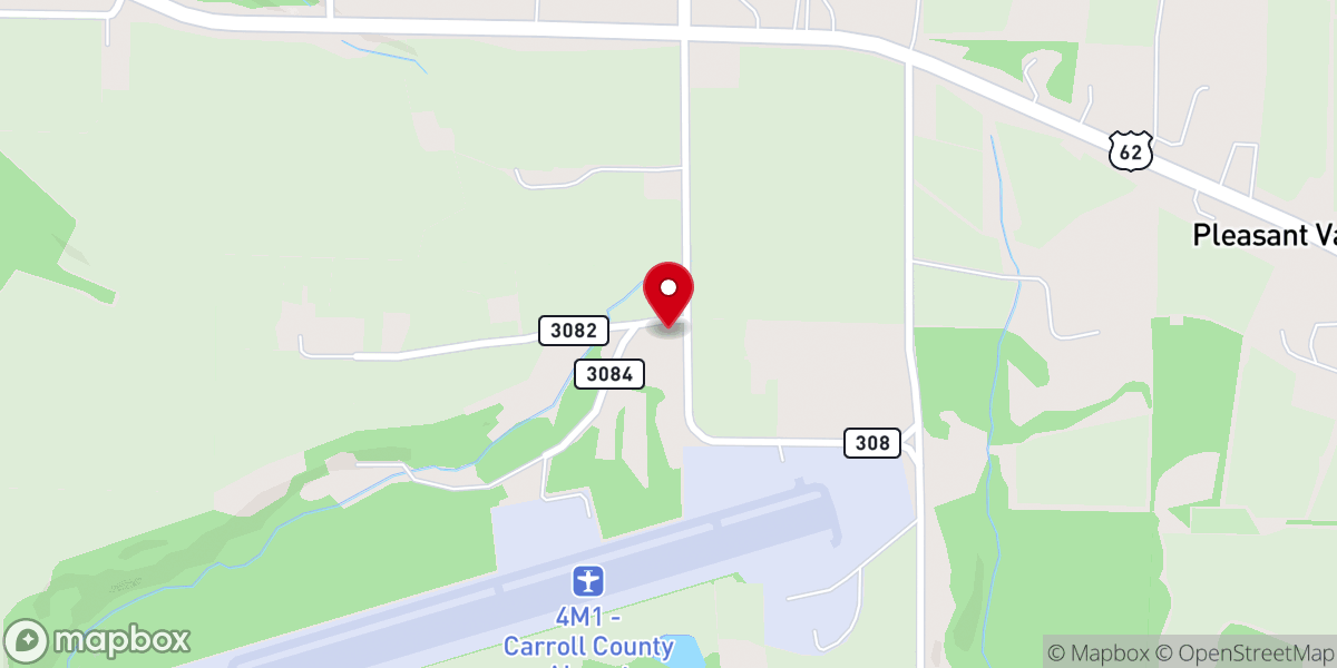 Map showing location of Airway Chapel