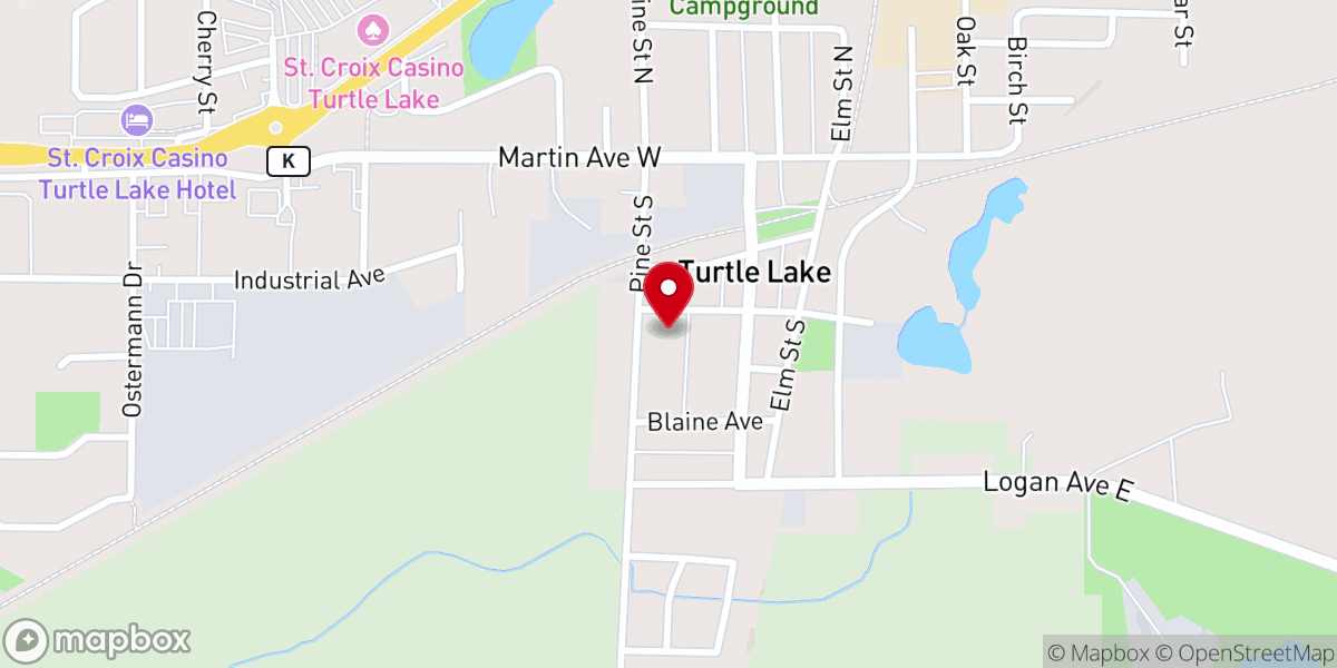 Map showing location of St Ann's Catholic Church