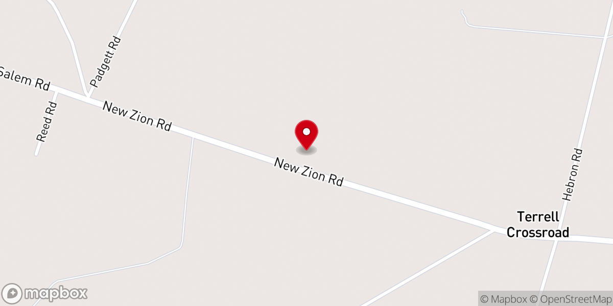 Map showing location of Floyd Tabernacle