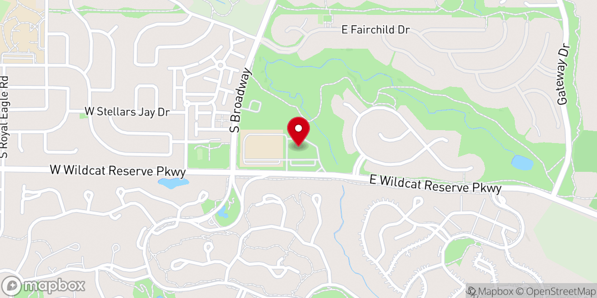 Map showing location of Living Way Fellowship