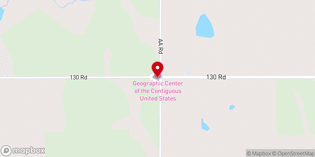 Map showing location of U.S. Center Chapel