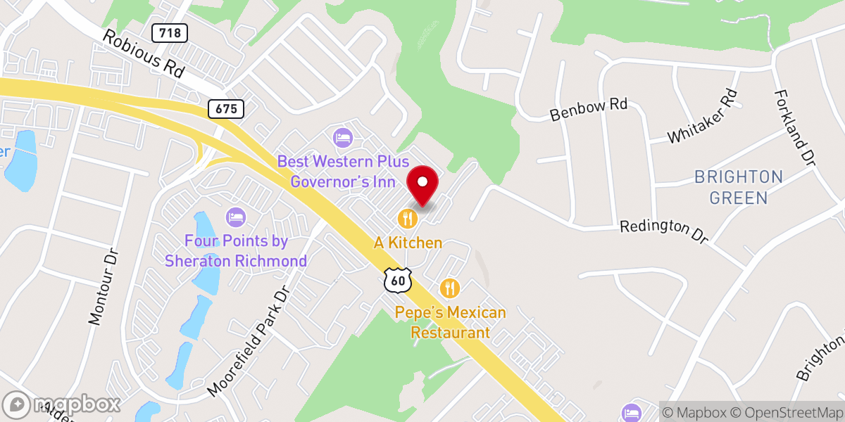 Map showing location of Hands and Feet of Rva