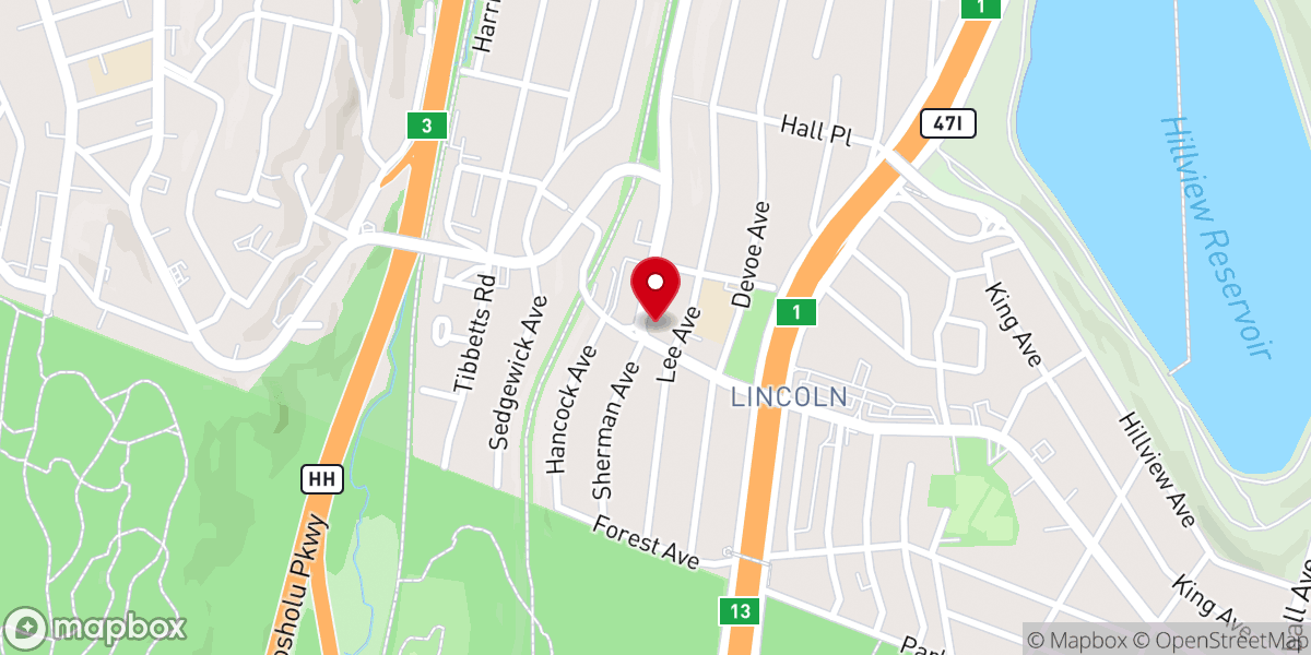 Map showing location of Saint Paul the Apostle Catholic Church