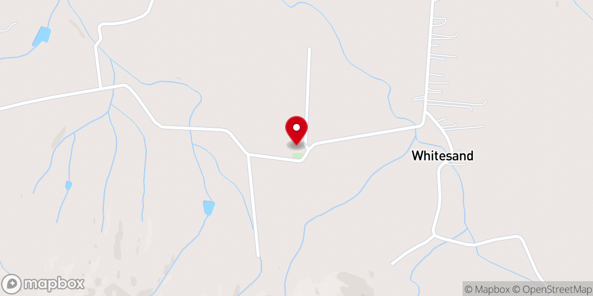 Map showing location of Burnetts Chapel