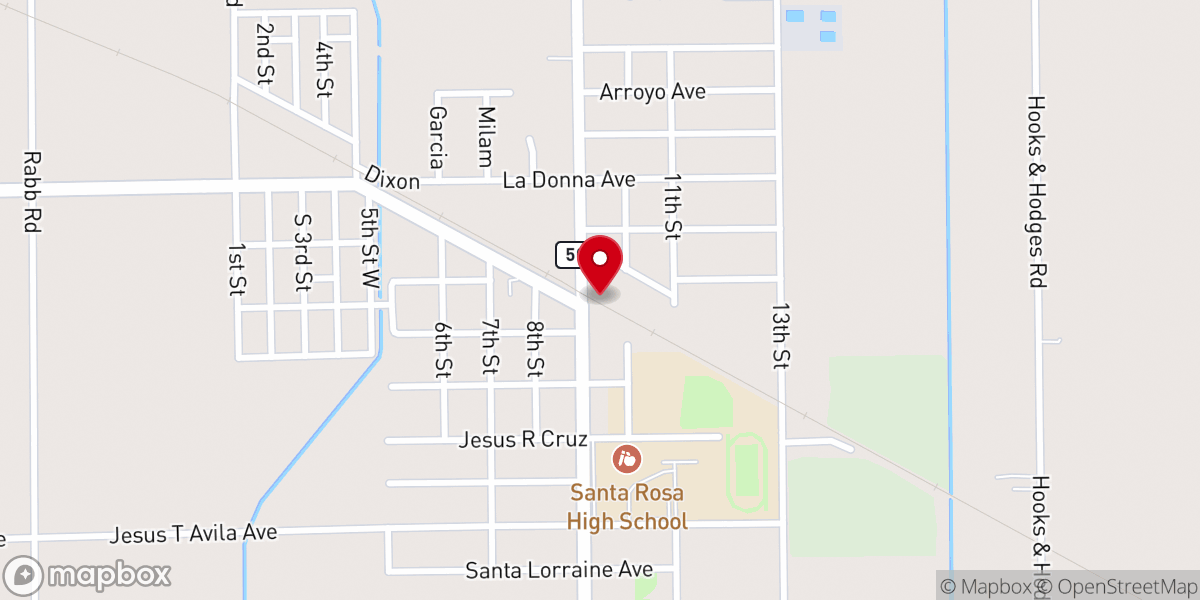 Map showing location of Bethel Parsonage Latin America