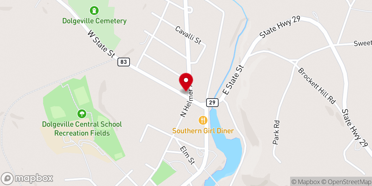 Map showing location of St Joseph's Church