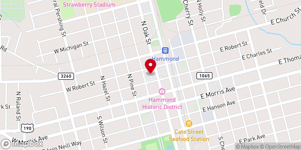 Map showing location of Cate Square Park