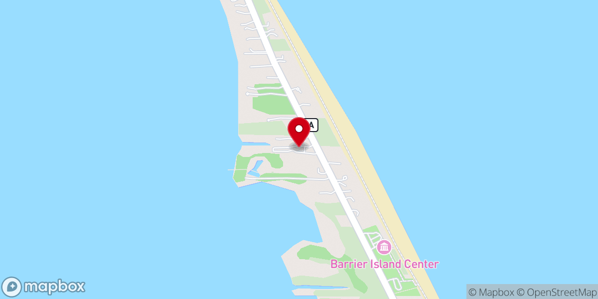 Map showing location of Community Chapel by the Sea