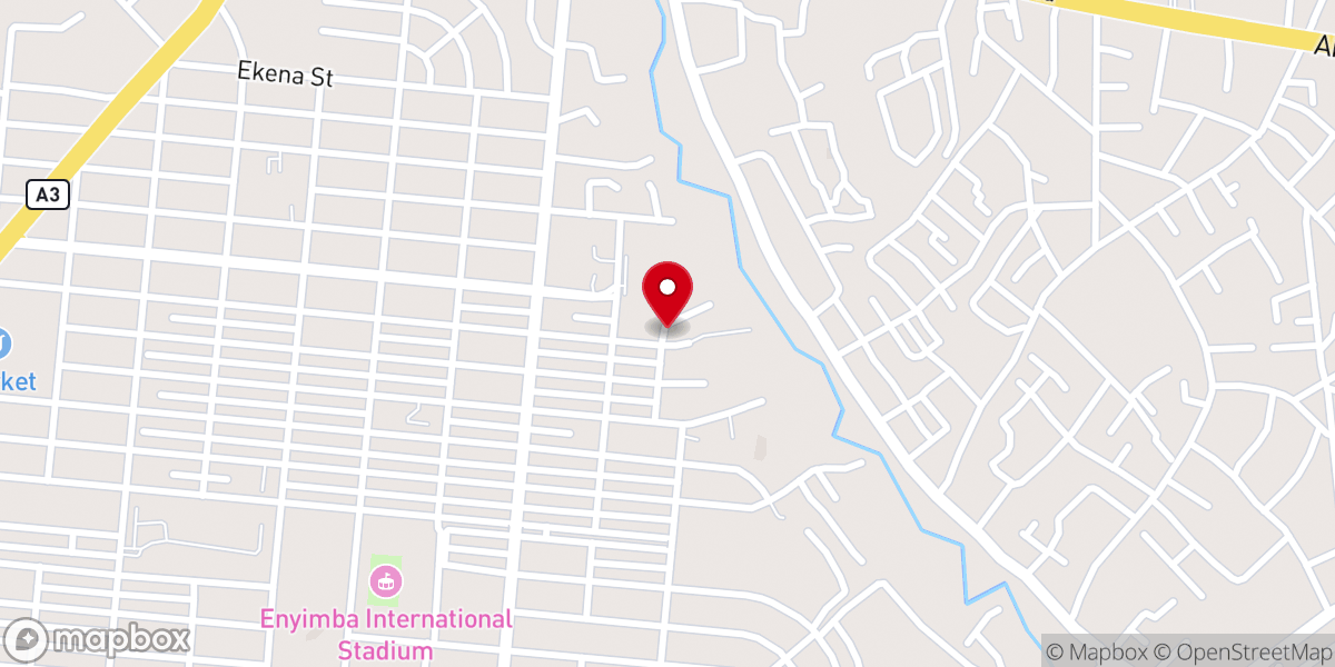 Map showing location of The Redeemed Evangelical Mission