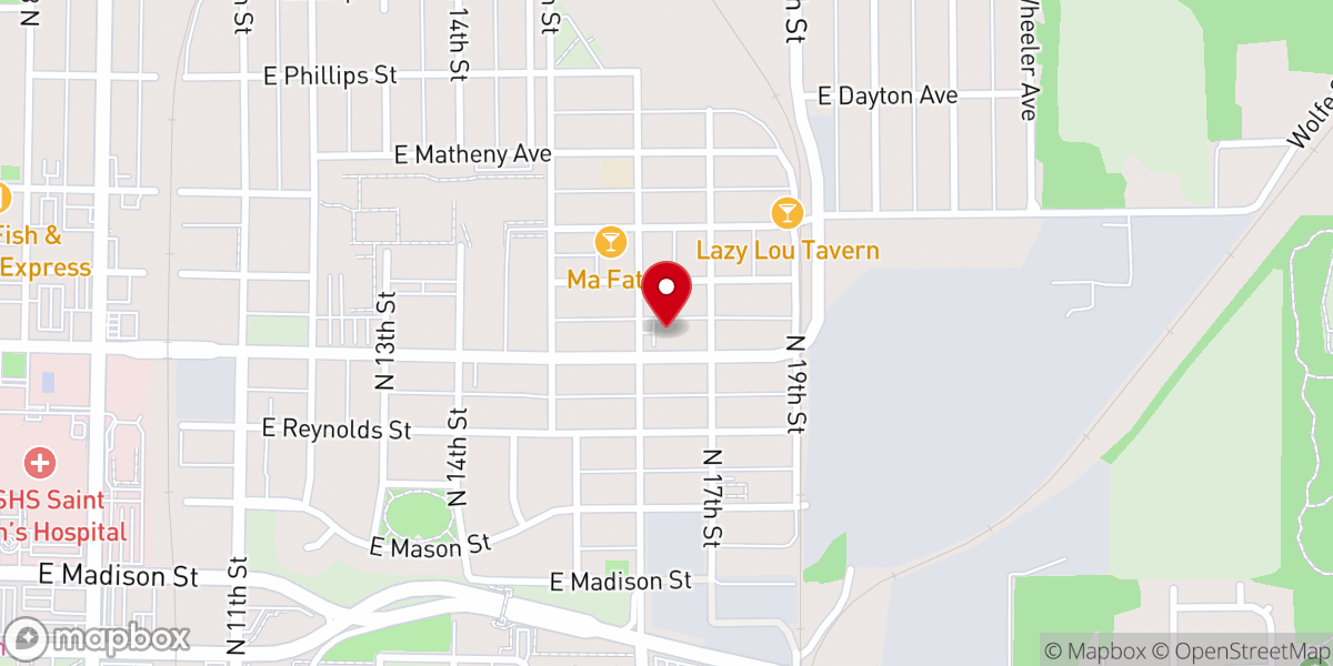 Map showing location of Holy City Church