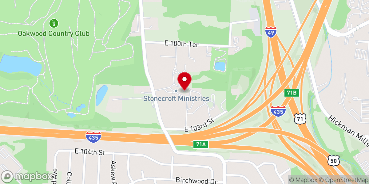 Map showing location of Church on the Move International Inc