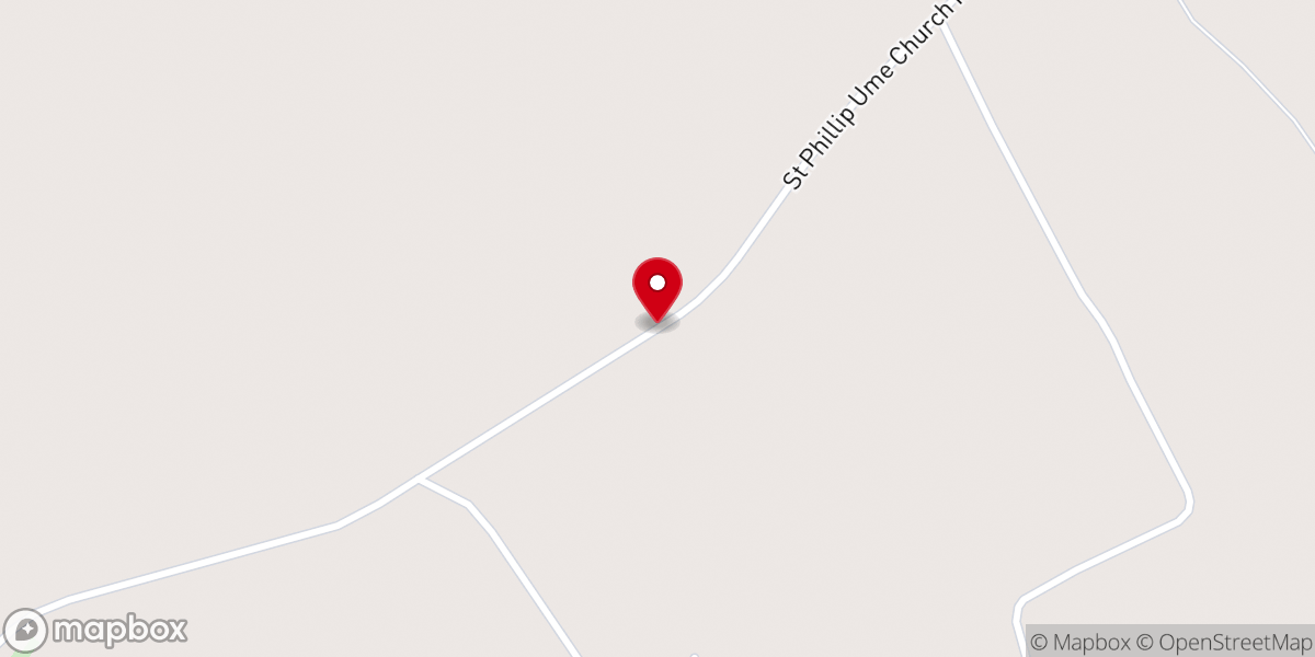 Map showing location of Saint Phillip Church