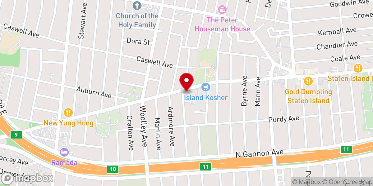 Map showing location of ST PAULS Books and Gifts (NY)