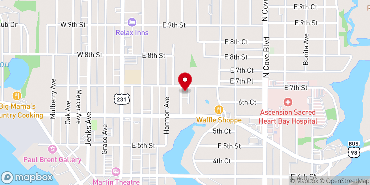 Map showing location of New Beginnings Assembly-Saints