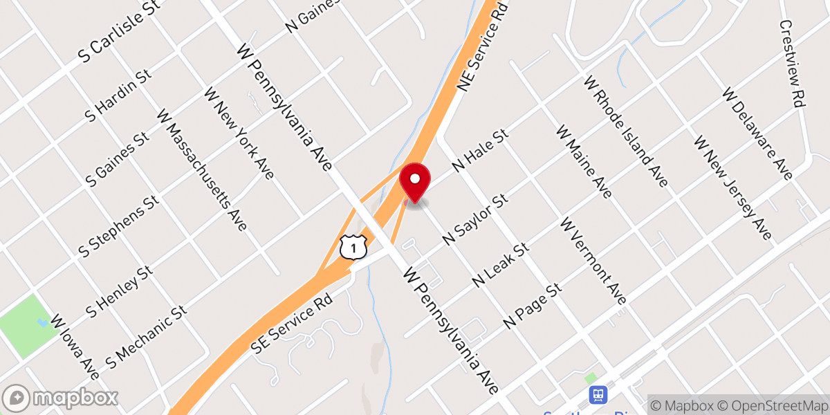Map showing location of Church of God and Saints of Christ
