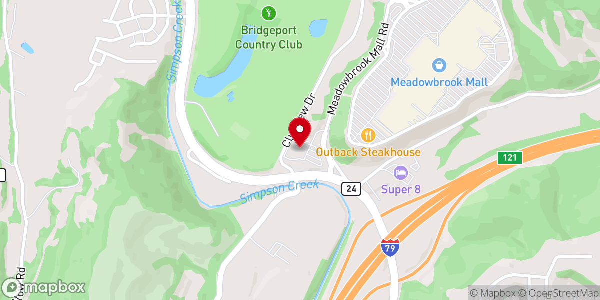 Map showing location of Centerbranch Church