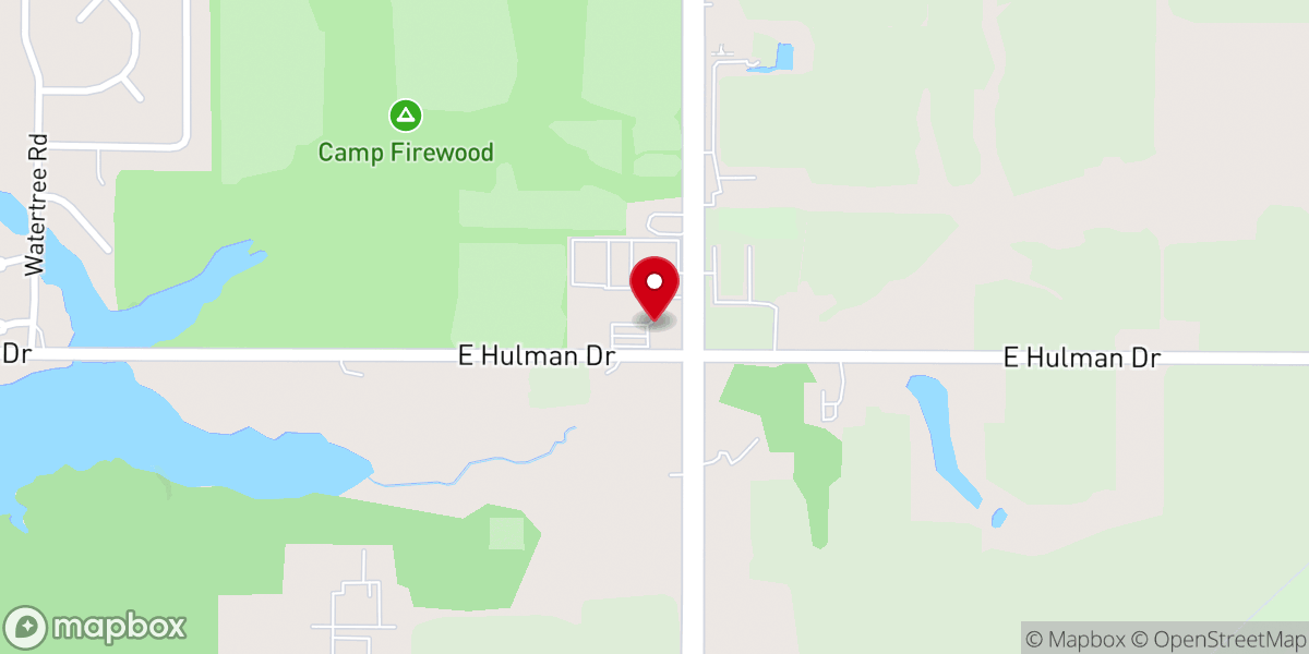 Map showing location of Union Christian Church