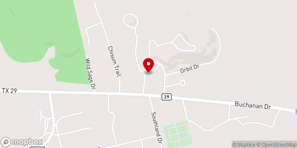 Map showing location of First Lutheran Church