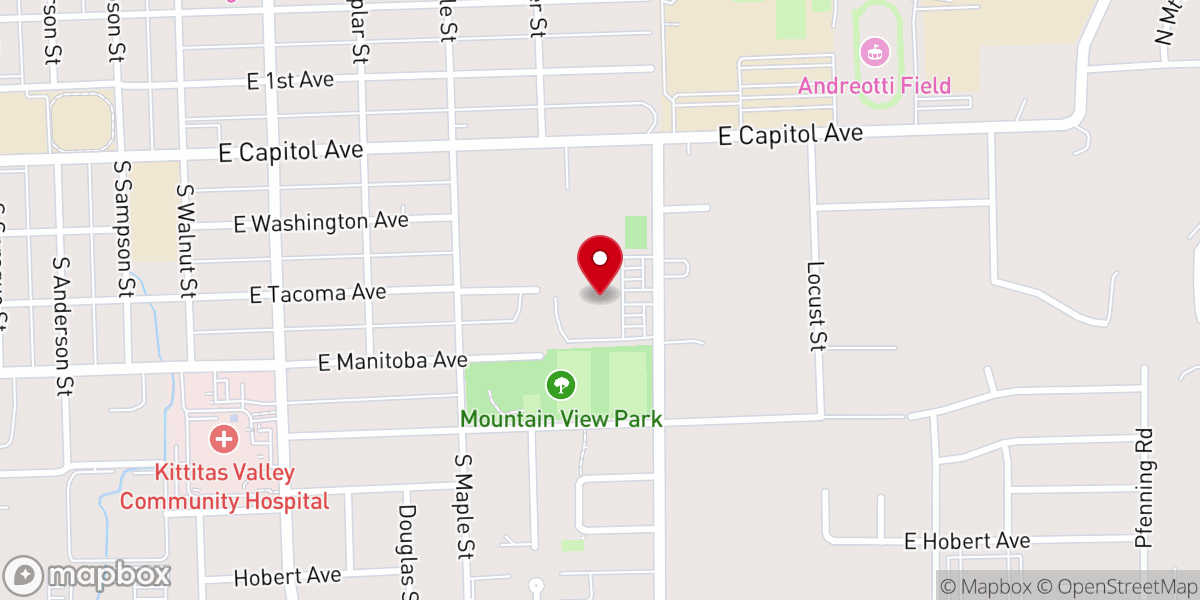 Map showing location of Saint Andrews Catholic Church