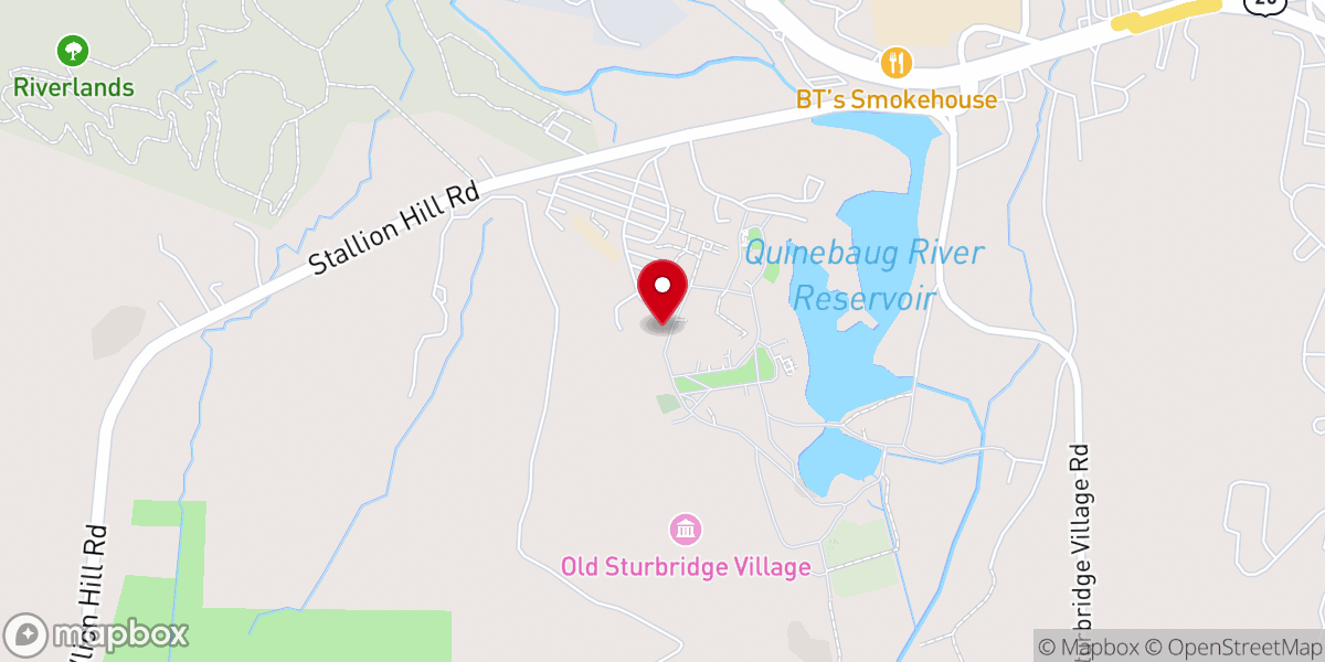 Map showing location of Quaker Meeting House