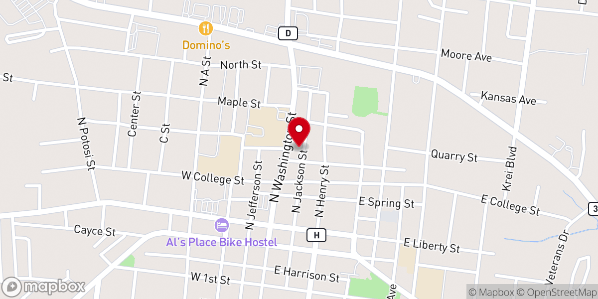 Map showing location of Bridge of Hope