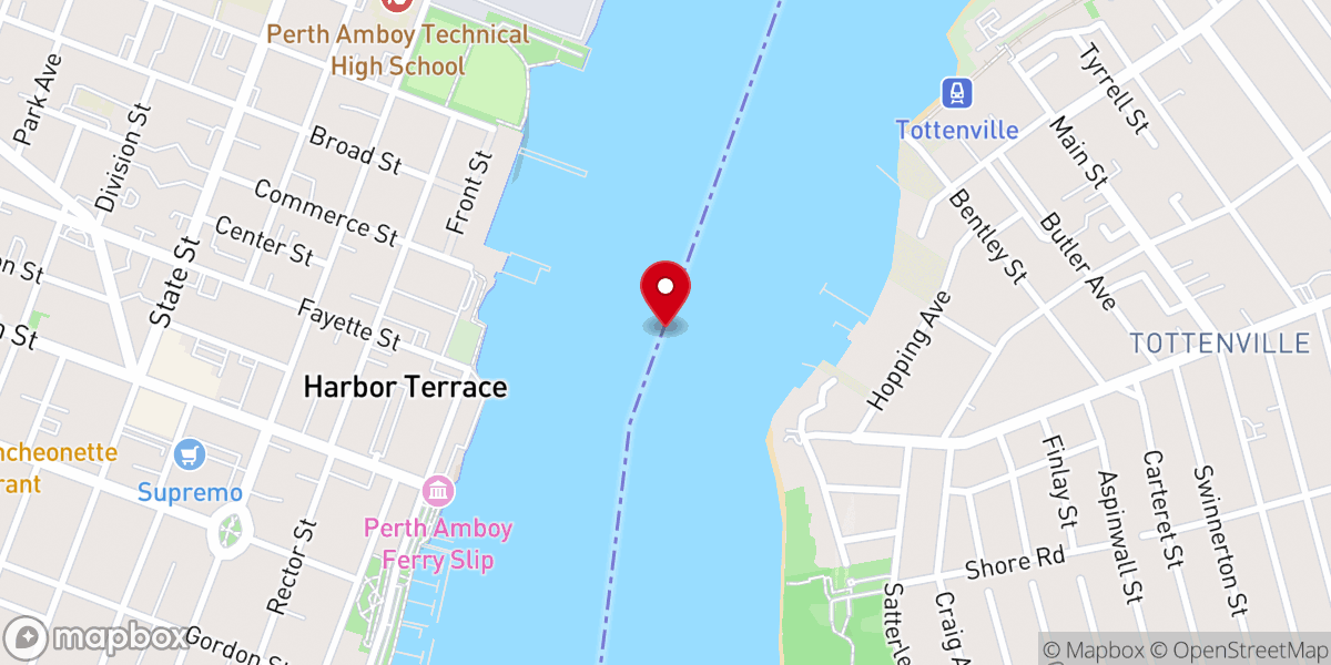 Map showing location of Gina Fiore Wedding Officiant