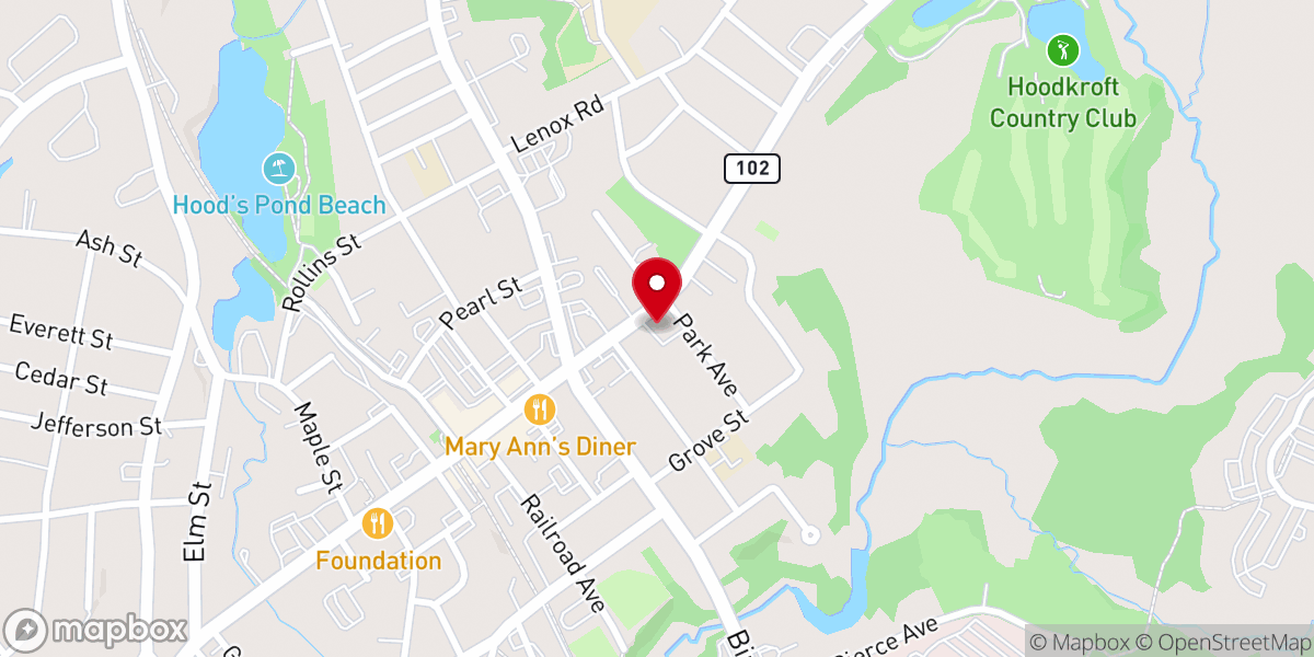 Map showing location of St. Luke's United Methodist Church