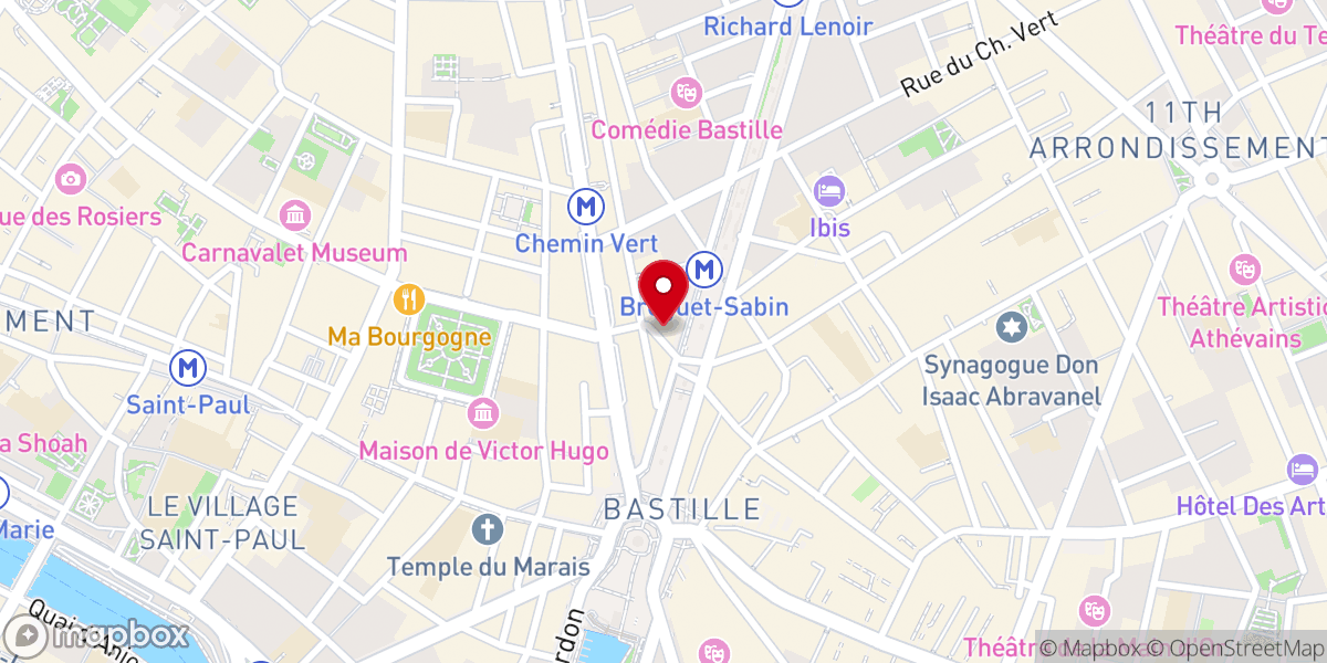 Map showing location of Temple du Foyer de l'Âme