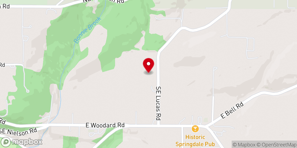 Map showing location of Bridal Veil Community Church